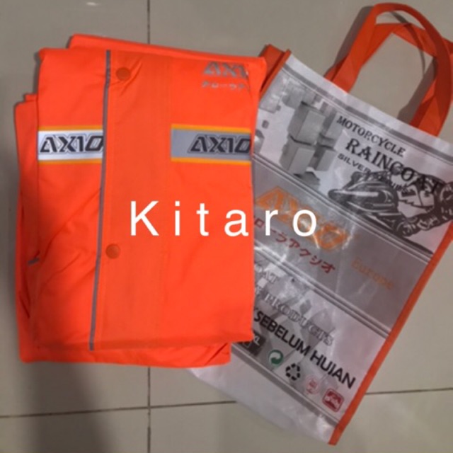 Jas Hujan Axio Orange Limited Edition