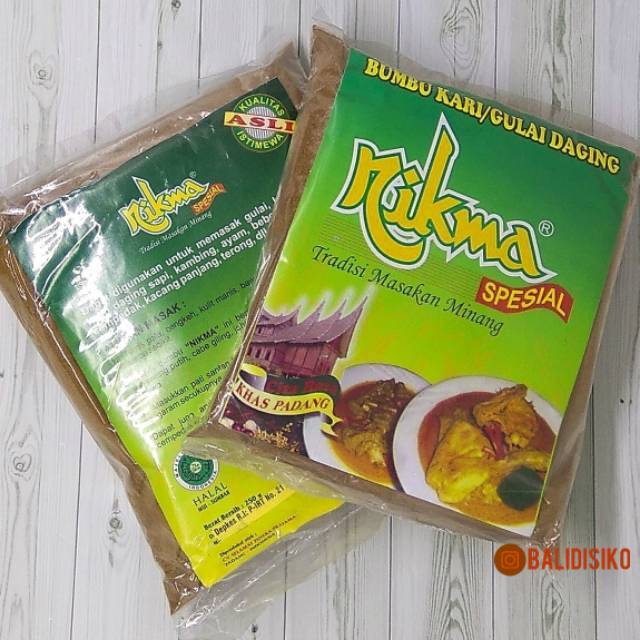 

Bumbu Kari Masakan Padang 250 gr