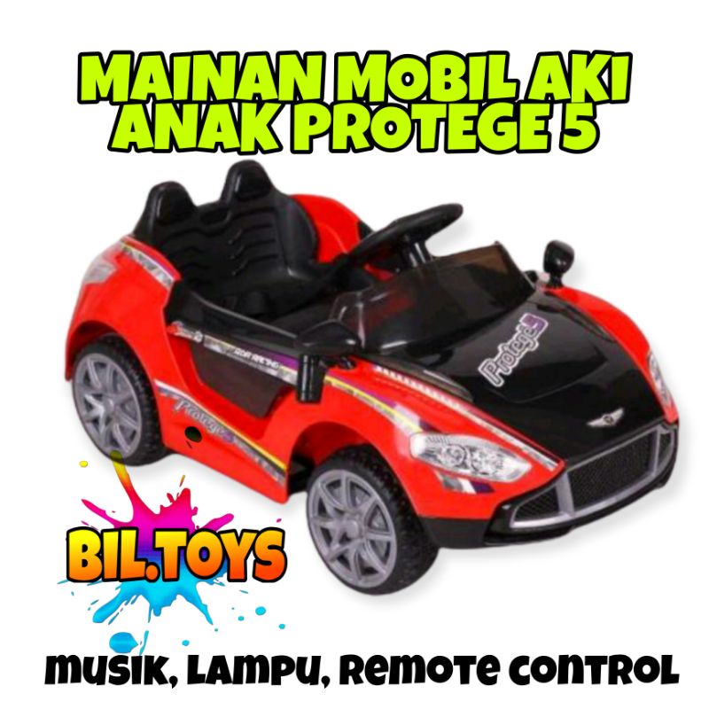 MAINAN MOBIL AKI ANAK MURAH REMOTE CONTROL PMB M7688 PROTEGE 5 MOBIL AKI ANAK REMOT DAN MANUAL