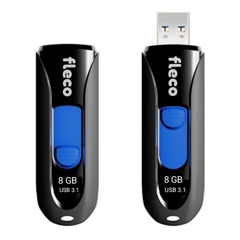 FLASHDISK ORIGINAL FLECO USB 3.1/3.0 8GB FLASH DRIVE JETFLASH 790K FLASHDISK ORIGINAL FLECO 790K