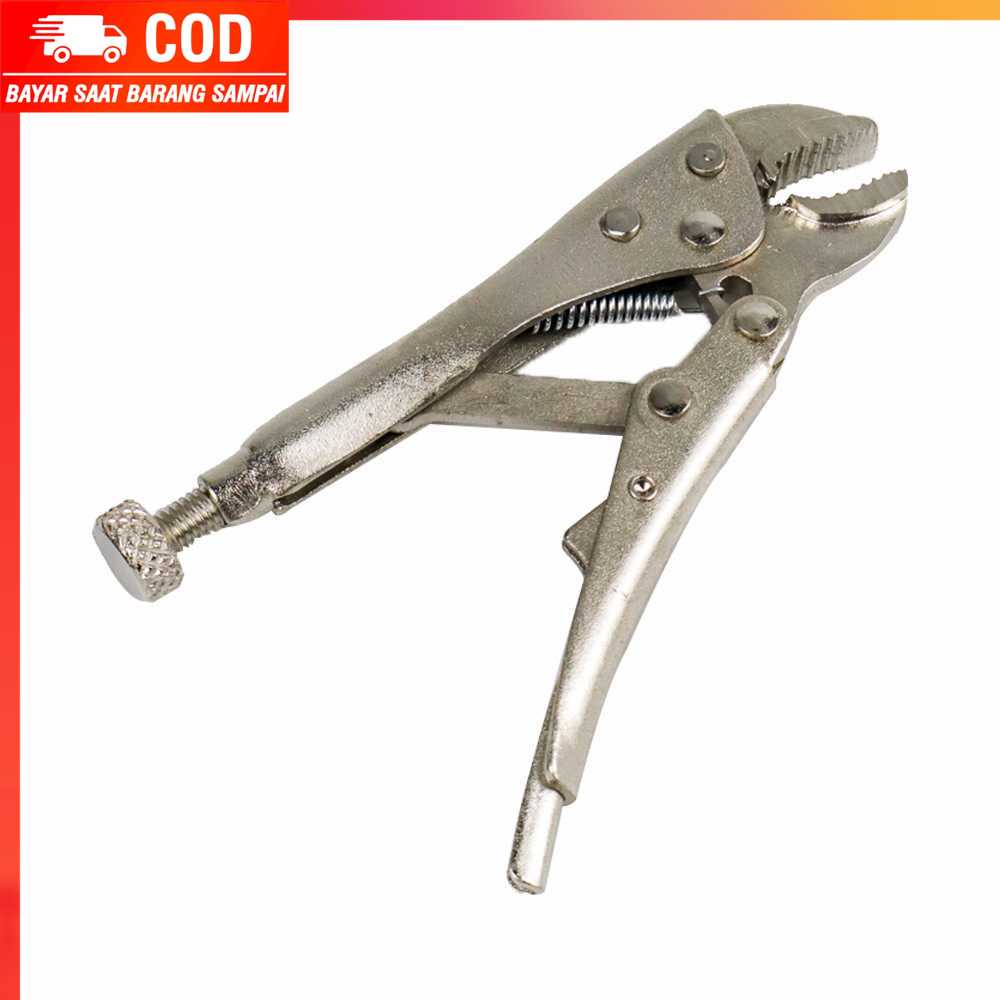 (100% BARANG ORI) Tang Multifungsi Pliers Manual Pressure Mouth C Type 4 Inch -L100