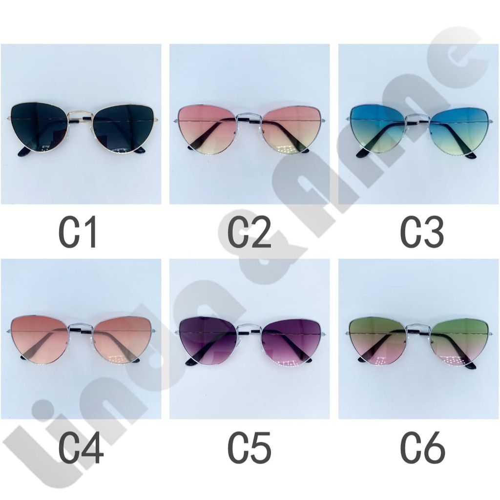 Frame Kacamata Kucing Untuk Wanita Varian Warna Fashion Korean Style Aksesoris Wanita Import