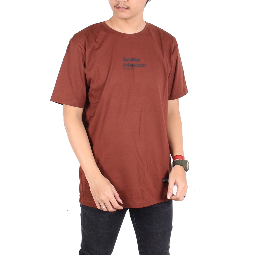 LOOK BACK T-SHIRT ORIGINAL SUNDAY AFTERNOON  BROWN 107 NAVY  108