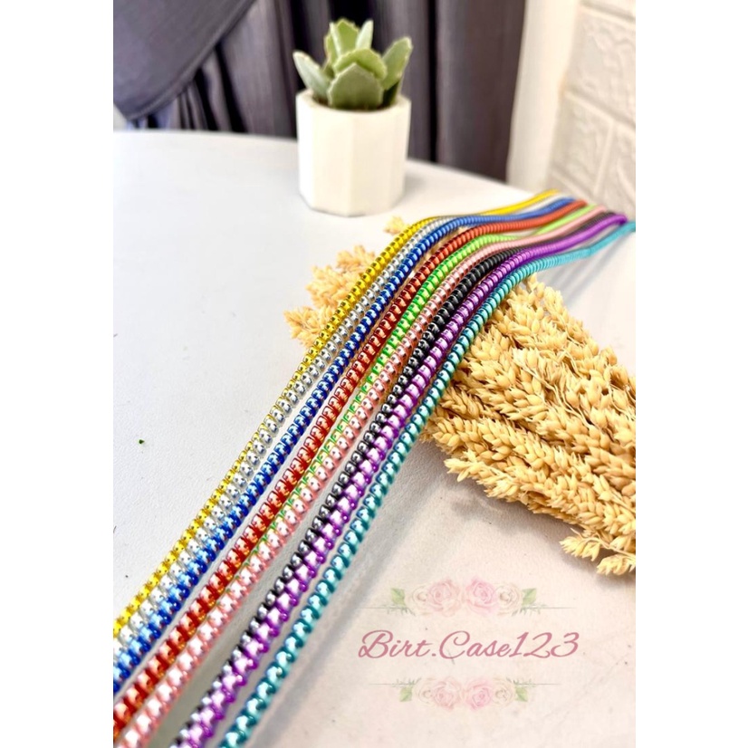 RT94 PELILIT KABEL SPIRAL WARNA METALIC PELINDUNG CABLE HP CHARGER UNIVERSAL CORD PROTECTOR SOLID COLOR GLOSSY BC6246
