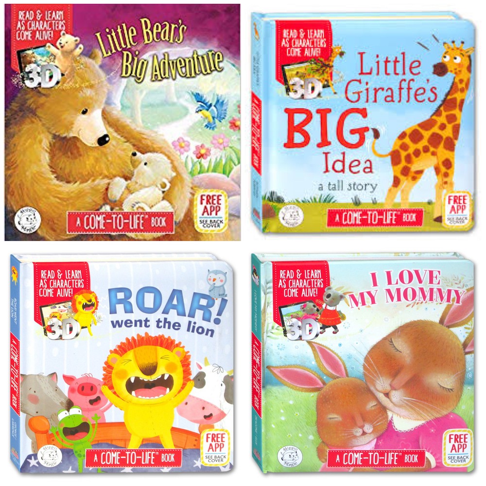 Buku AR Giraffe Bear Rabbit Lion story book keren dongeng anak BK0033