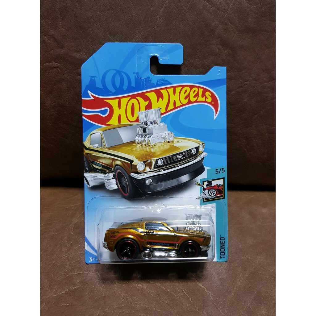 hot wheels 68 mustang tooned