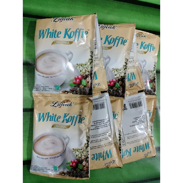 

kopi LUWAK WHITE COFFE 10sachet