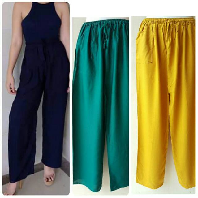 CELANA KULOT PANJANG BALI POLOS / KULOT BALI/ CELANAMURAH / CELANAPANJANGKULOT BALI
