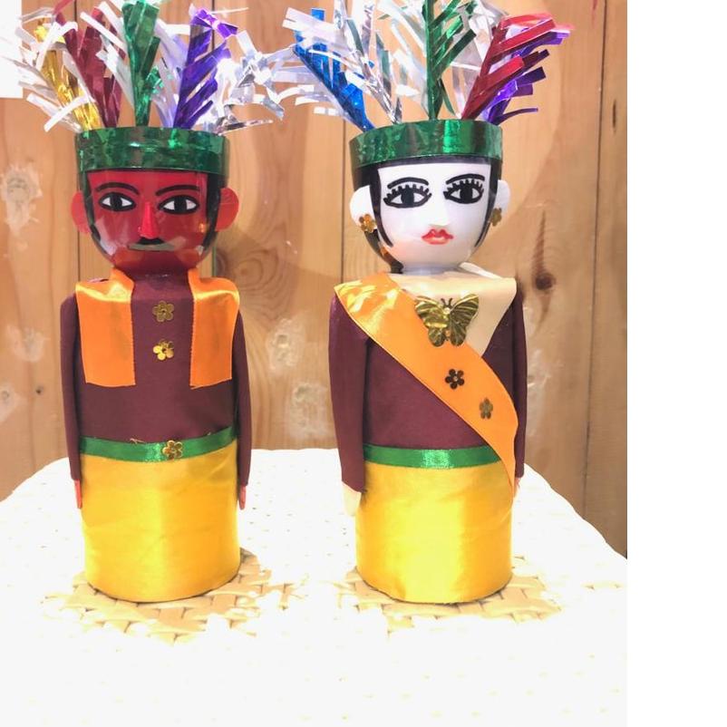 ✱ Boneka Ondel-Ondel Mini Mainan Anak [SEPASANG] ☻