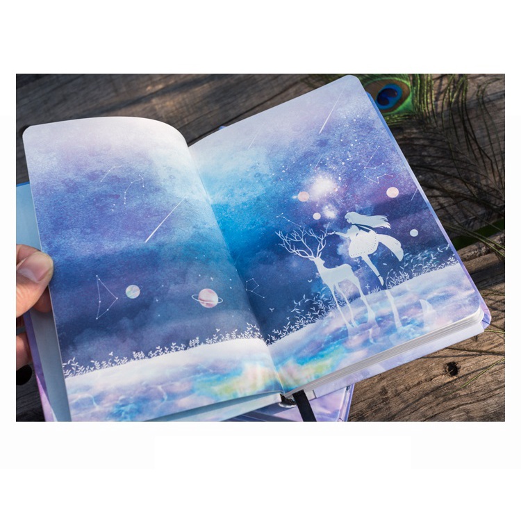 

Notebook full color | bullet journal | bujo | planner | jurnal | buku catatan Galaxy Girl