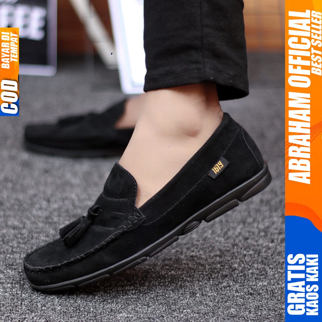 Abraham Titan - Sepatu Slip On Pria Casual