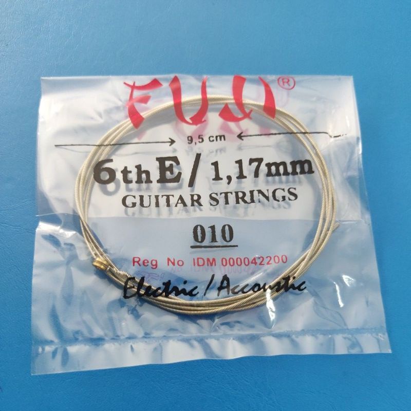 Senar Gitar Eceran Akustik Electric merk FUJI untuk set 010. ORIGINAL