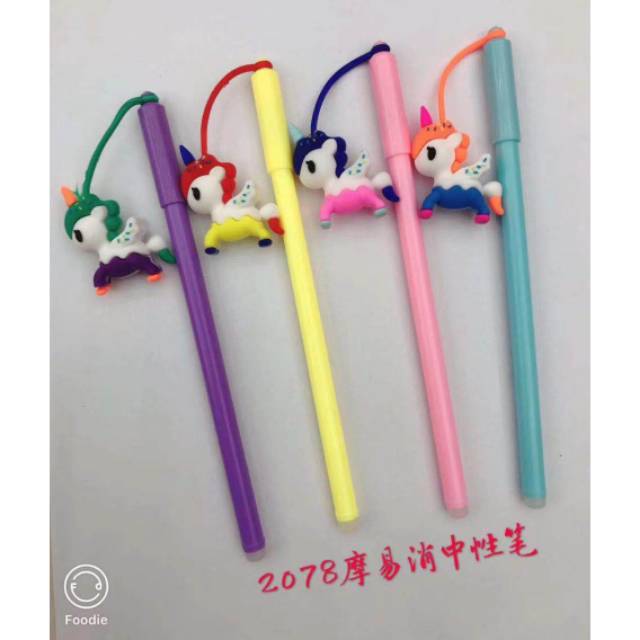 

Pulpen gel gantungan unicorn
