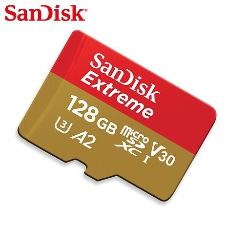 SanDisk Extreme 128GB A2 160MB/s MicroSD Card for Mobil Gaming