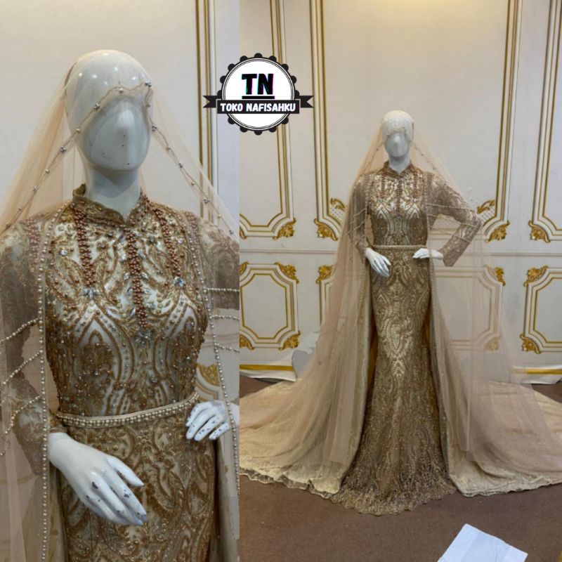 GAUN PENGANTIN SLIM | GAUN PENGANTIN MODERN | GAUN SLIM