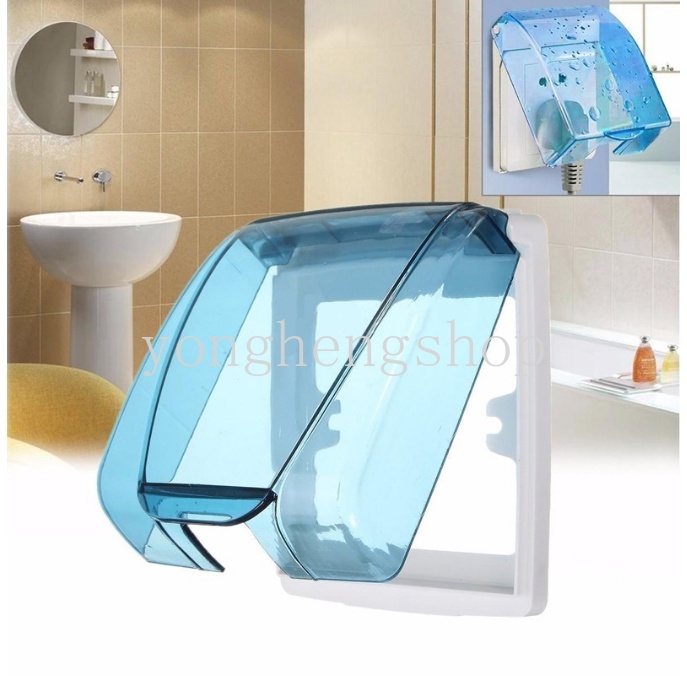 Cover Pelindung Soket Listrik Universal Tipe 86 Anti Air Transparan Untuk Outdoor