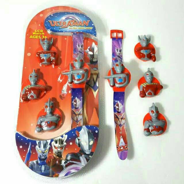 Jam Tangan Anak-Anak Digital Karet 4 in1 Character