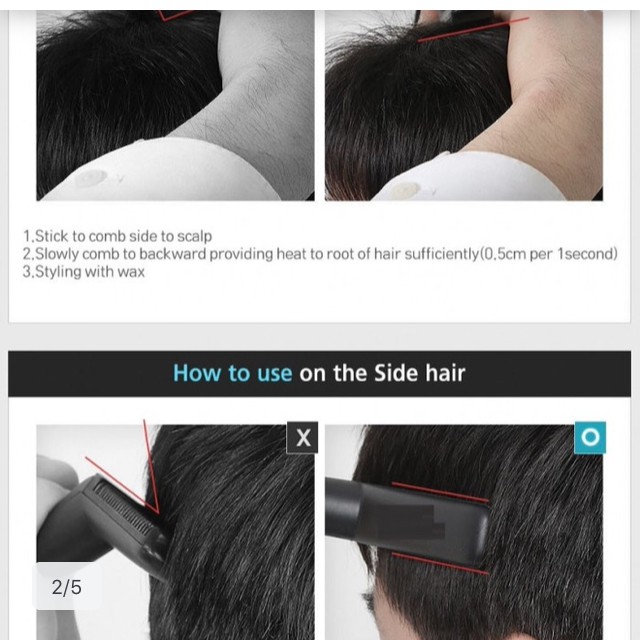 MSTYLER FOR BEAUT FB161 - MODELLING COMB HAIR IRON CERAMIC COATING