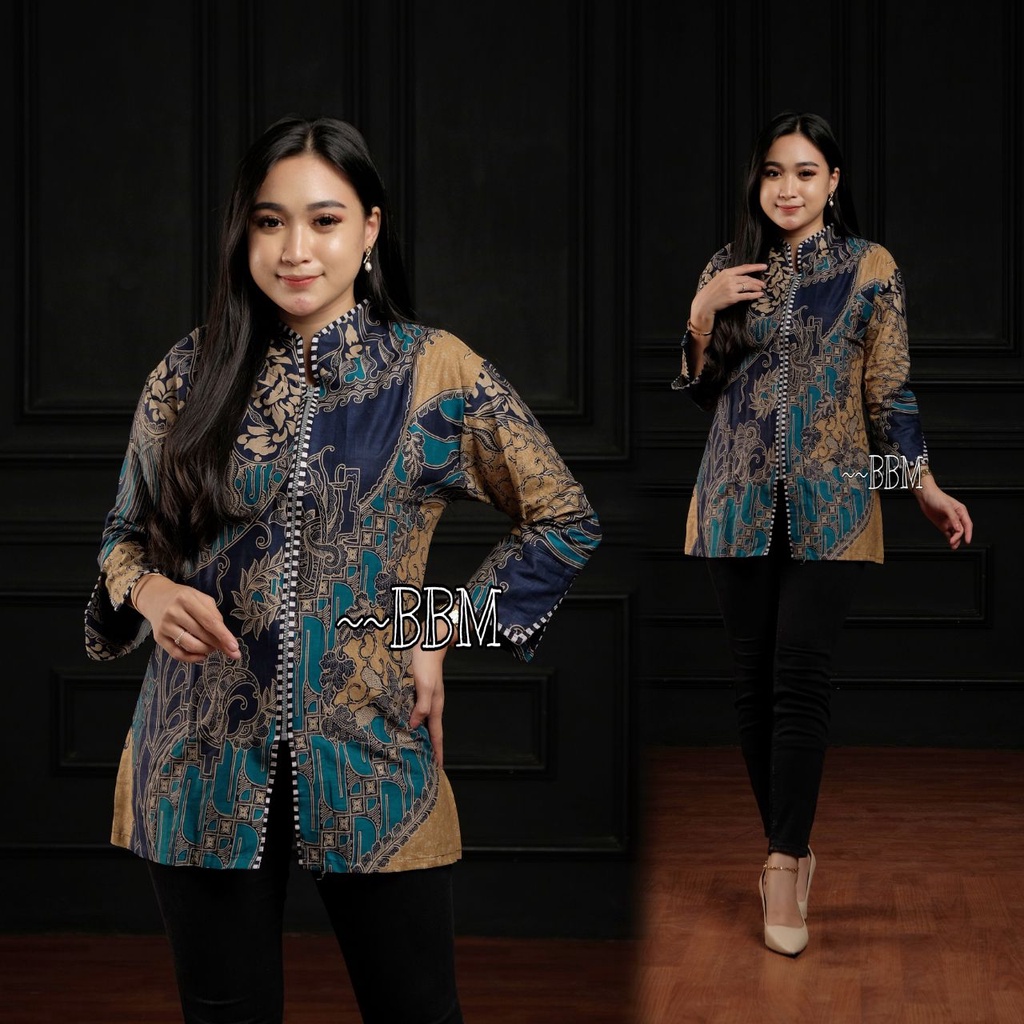 Blouse batik wanita terbaru / Blouse batik wanita /Blouse batik / Blouse batik atasan wanita modern / Blouse batik kekinian / Blouse kantor / Blouse batik kerja / kemeja wanita / baju atasan wanita / Blouse terbaru / blouse batik kantor/ bayar ditempat