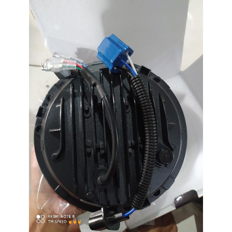Daymaker 7 inch 19led DOT SAE (ada garansi) pnp batok tiger MP Ninja r/ss scorpio rxking-1