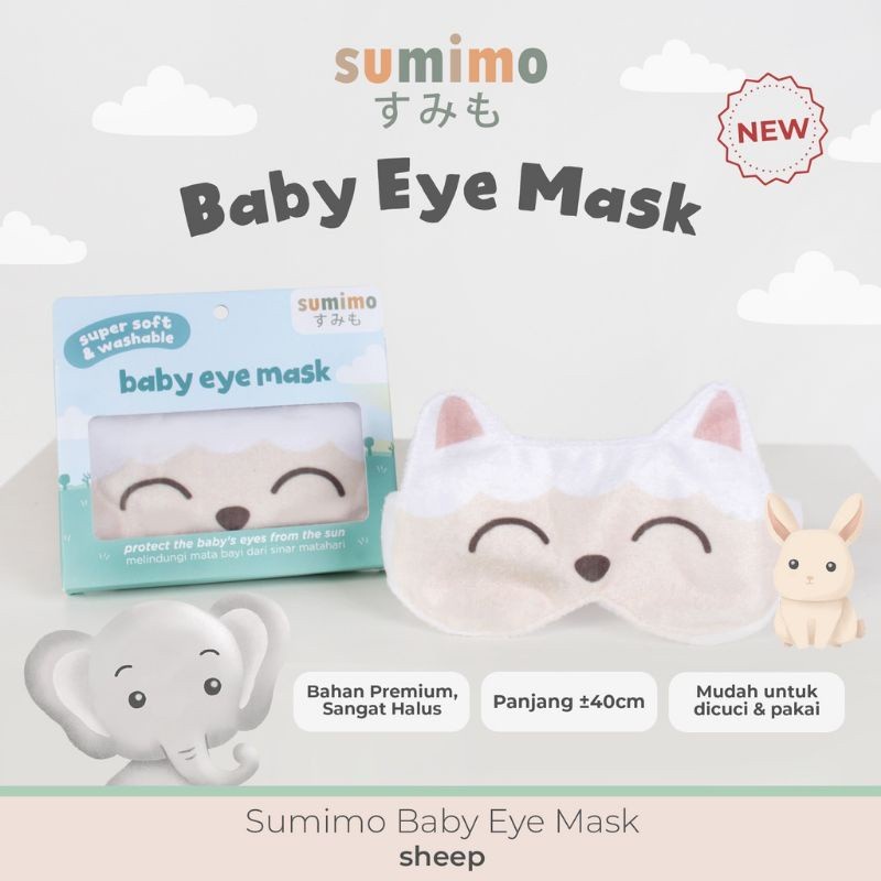 Eye Mask Baby Sumimo Pelindung Penutup Mata Bayi Kacamata Jemur Animal