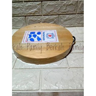 Baru TALENAN KAYU BULAT TEBAL 30 CM - TALENAN DAGING DIAMETER 30CM, ql1