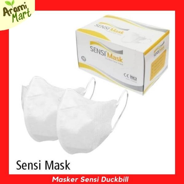 Sensi Masker Duckbill / Masker Muka 3Ply SENSI 1 BOX 50 Pcs Face Mask
