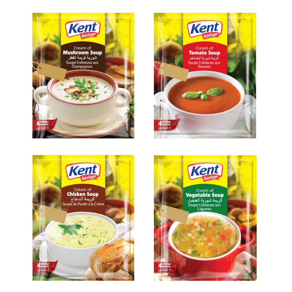 KENT Cream Of Mushroom Soup Seasoning 68gr | Sup Jamur Instant