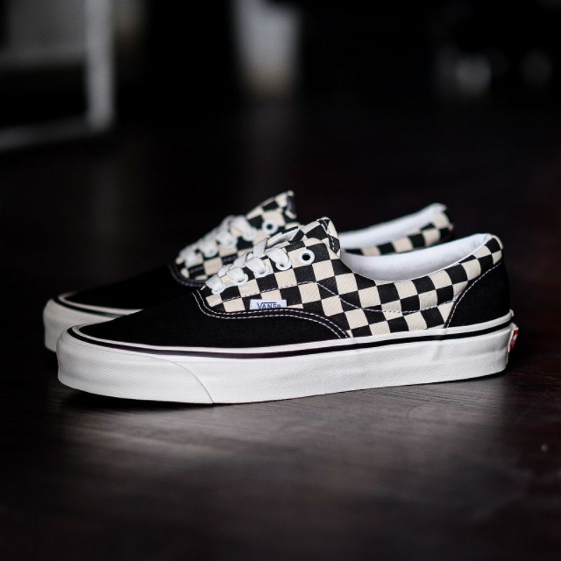 Vans Era  DX Anaheim Factory Checkerboard “ Black White "