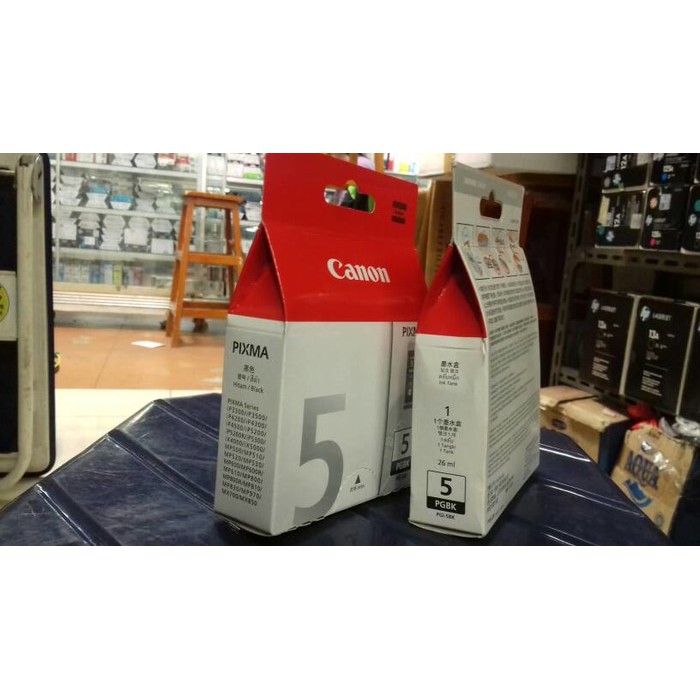 Tinta cartridge canon 5 black original