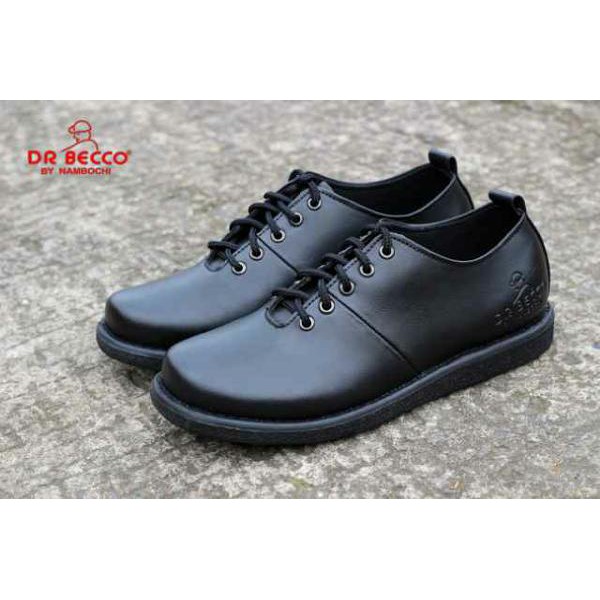 sepatu dr becco brodo ford hitam kulit