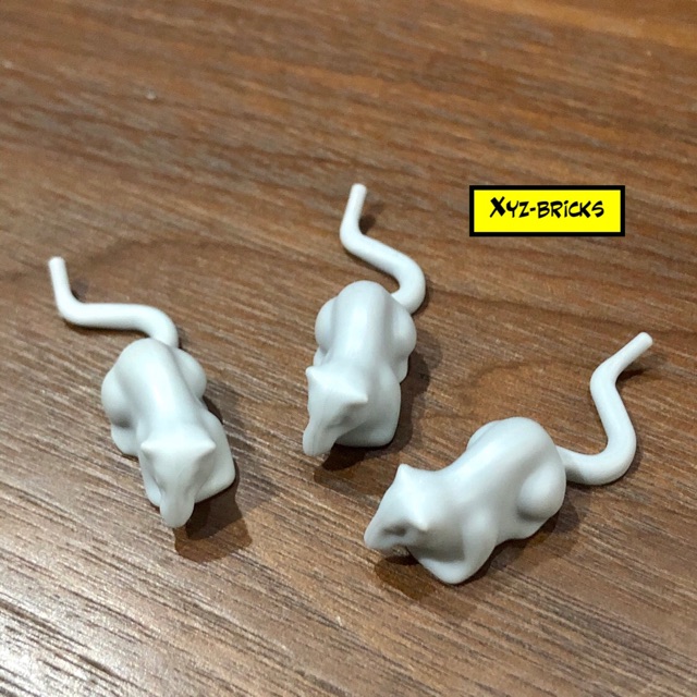LEGO PARTS 4512743 Animal - Rat Medium Stone Grey - LBG