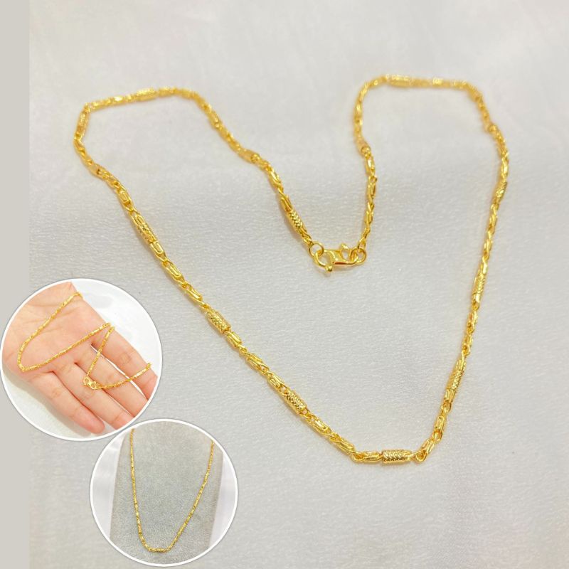 kalung bambu 24k lapis emas xuping aksesoris perhiasan wanita
