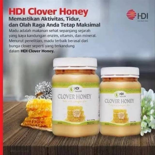 CLOVER HONEY HDI 500 GRAM & 1000 GRAM ORIGINAL MADU CLOVER HDI ORIGINAL