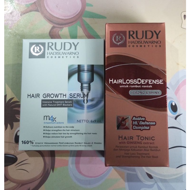 Paket Rudy Besar 2 in 1 Serum &amp; Tonik 225 ml