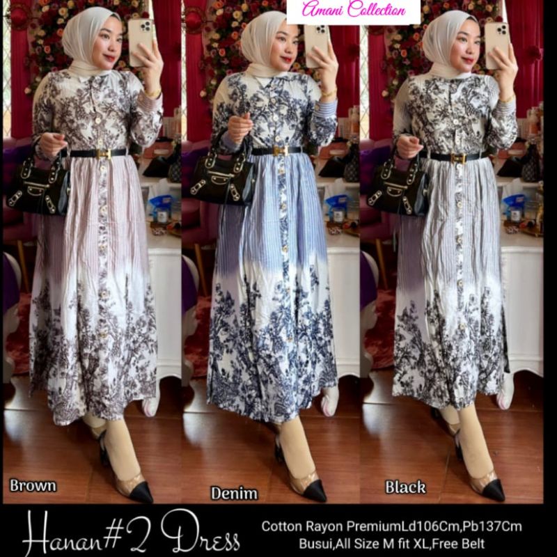 Gamis Wanita - Hanan #2 Dress by Amani