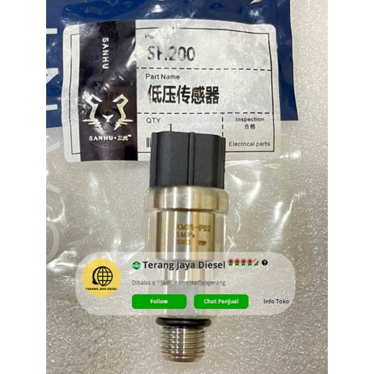 Sensor Pressure SH210-5 5Mpa Sumitomo Sensor Press KHR10301 KM15-P04