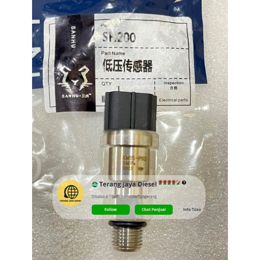 Sensor Pressure SH210-5 5Mpa Sumitomo Sensor Press KHR10301 KM15-P04