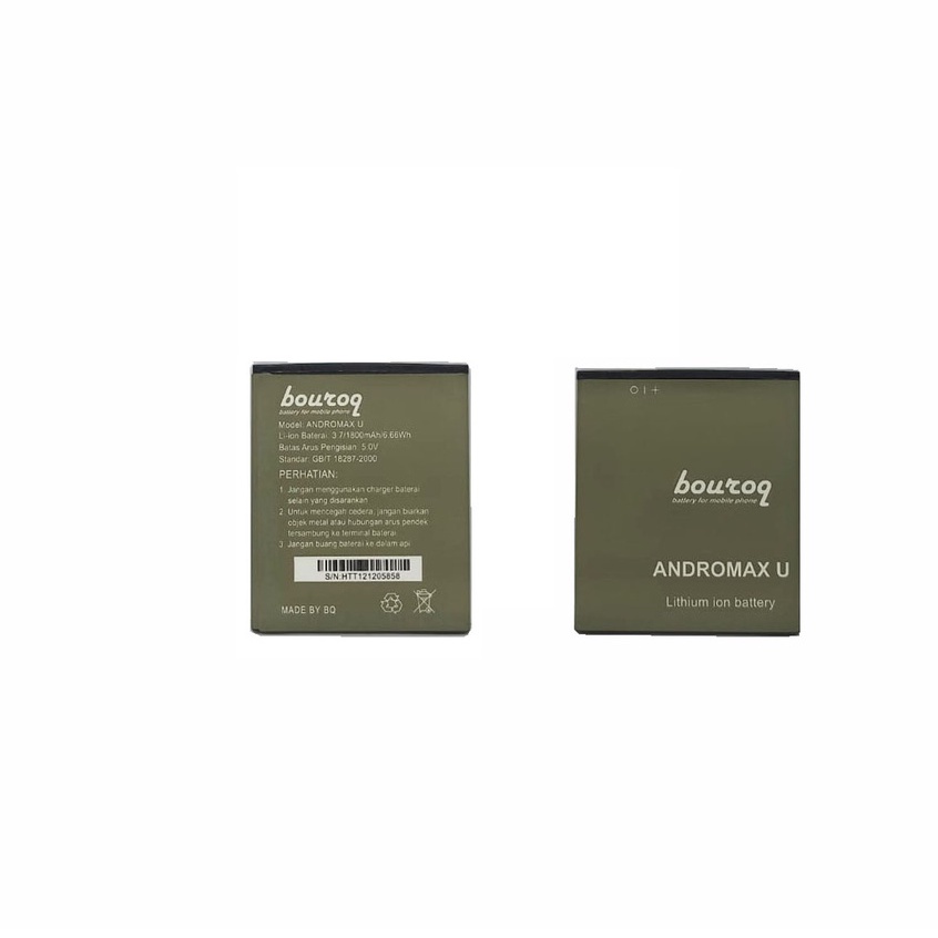 Baterai For Andromax U BL-4NI Batre Bouroq Double Power IC Protection