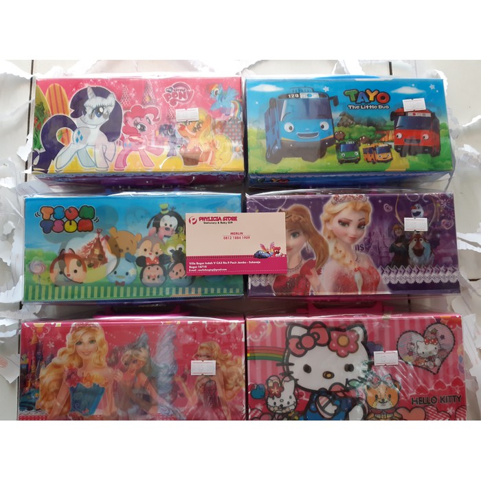 

Kotak pensil kode kunci hologram tiga dimensi