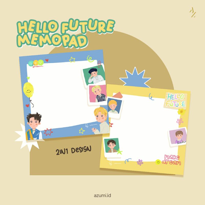 

NCT Dream "HELLO FUTURE" Memo Pad by Azumi