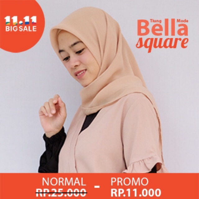 75 Inspirasi Jilbab  Bella Square Warna  Avocado  Jenis Warna 