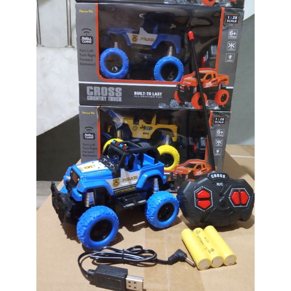 Mobil Remote Control Jip Off Road Cas Ban Besar