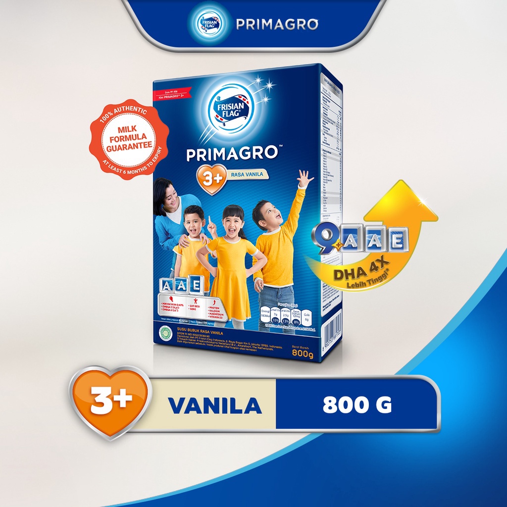 Frisian Flag Primagro 3+ Vanilla - 750 gr