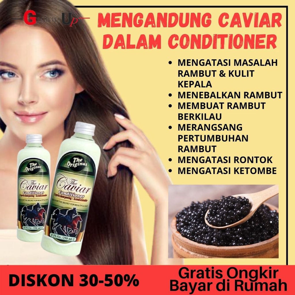 CAVIAR CONDITIONER KONDISIONER RAMBUT - PELEMBUT RAMBUT PERAWATAN RAMBUT CAVIAR