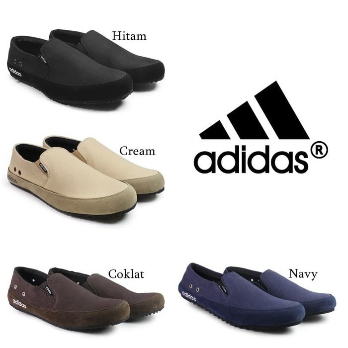 ALTASTAR - Sepatu Adidas Master Nevy Sepatu Pria Slop Casual Slip-On & Mules Remaja Cowok