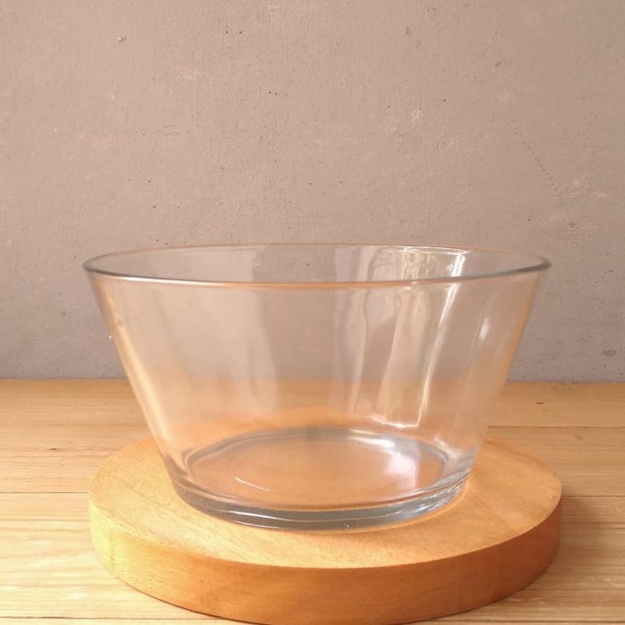 Mangkok Beling Kaca Bening Korea Mixing Bowl Tebal Bisa Microwave Oven Kapasitas 500ML Mangkok Saji 