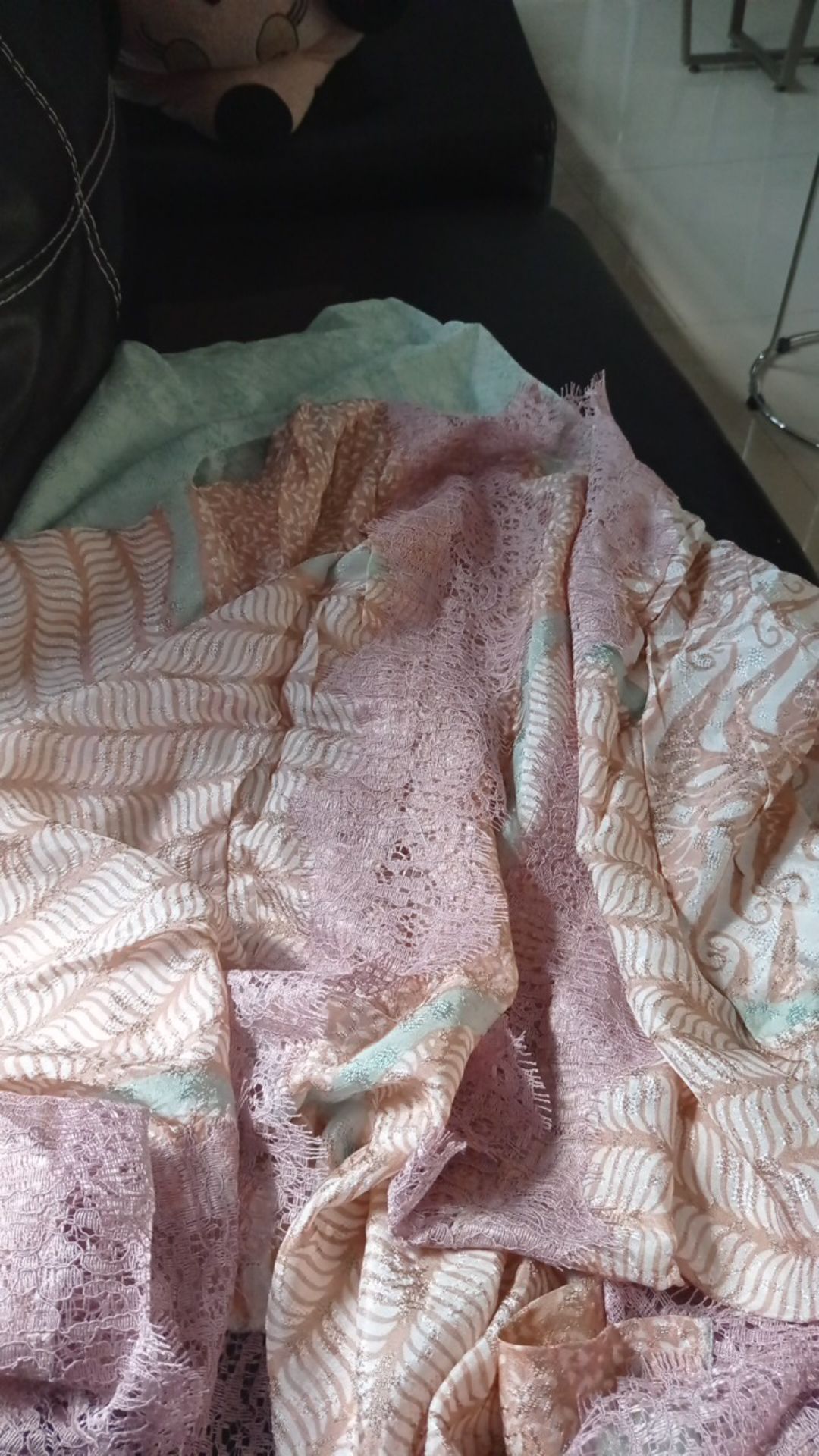 Zayba Set Batik Viscose Lace / Outer Batik With Lace / Set Batik