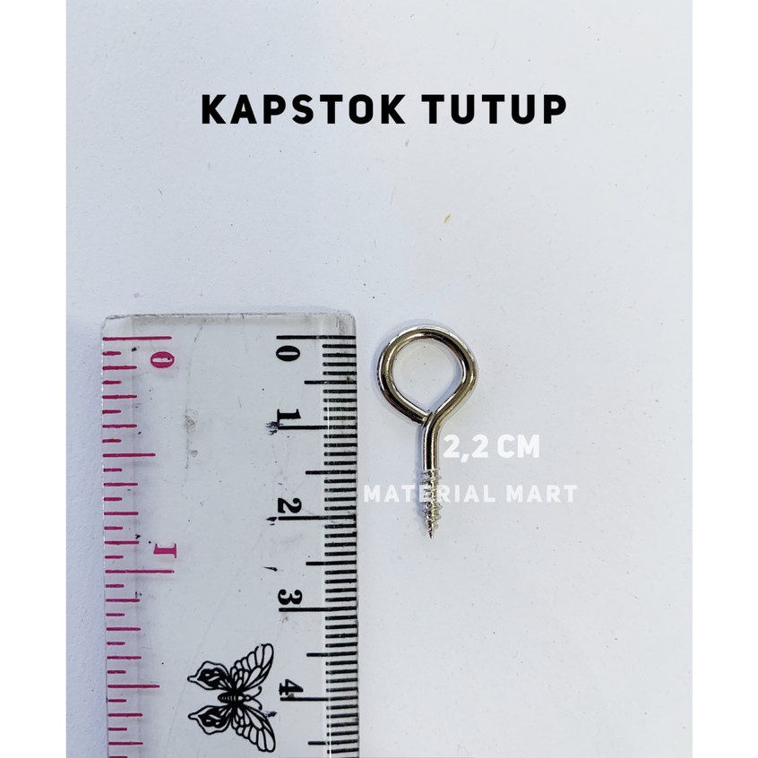 1 PC Kapstok Tutup | Baut Gantung Besi | Gantungan Burung | Hook Skrup | Material Mart