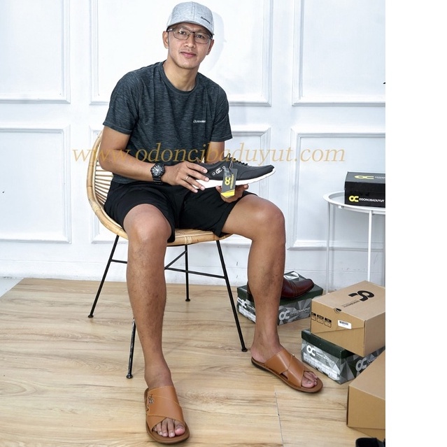 SANDAL KULIT ASLI BERGARANSI  ODON CIBADUYUT ORIGINAL